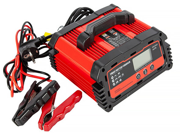Зарядное устройство Rutrike для AGM, жидкостных, GEL аккумуляторов 12-24V/6-180AН