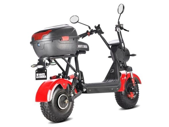 Электроскутер WHITE SIBERIA MINI R 2.0 1200W