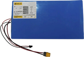 Аккумулятор литиевый для Kugoo C1, C1 Plus (13S4P, 48V, 12800mAh)