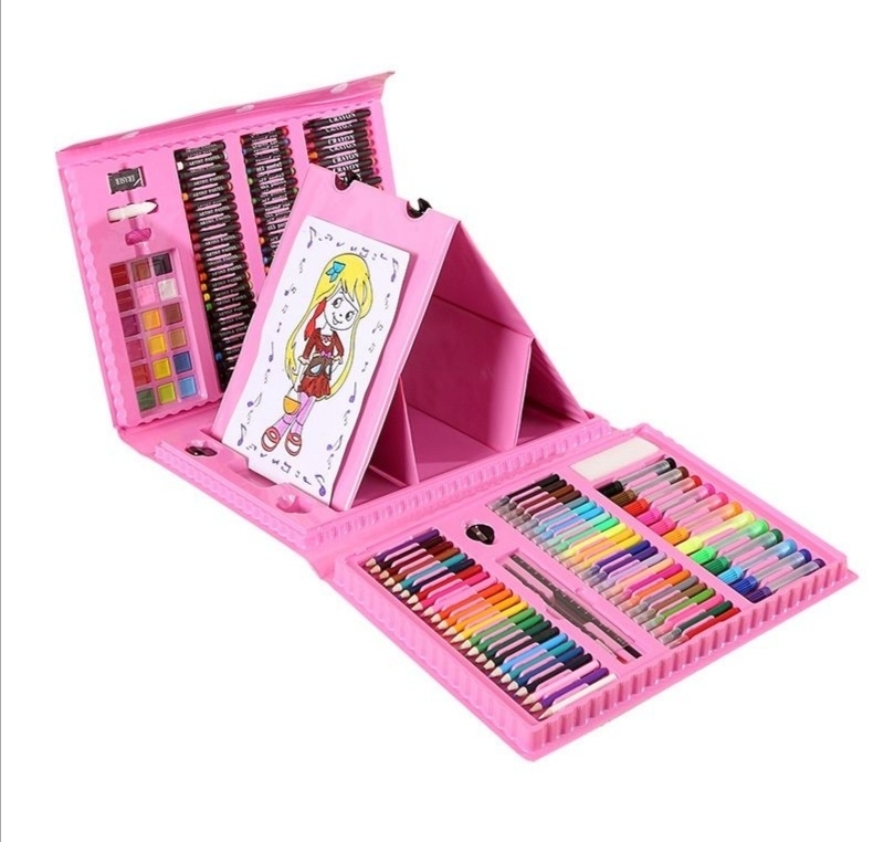 набор с мольбертом 208 предметов